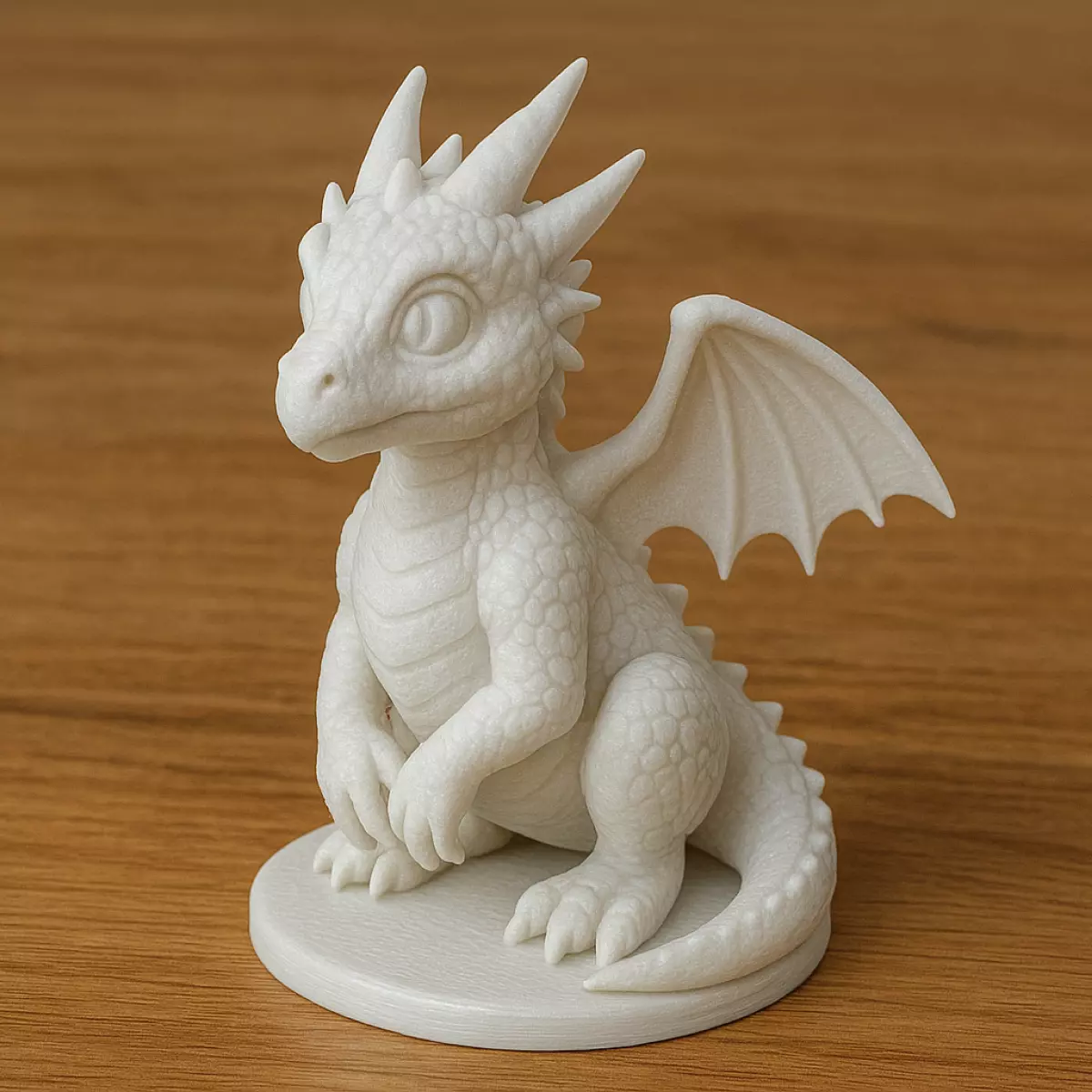 Dragon Hatchling Figure Bookshelf Decor 3D print model_0