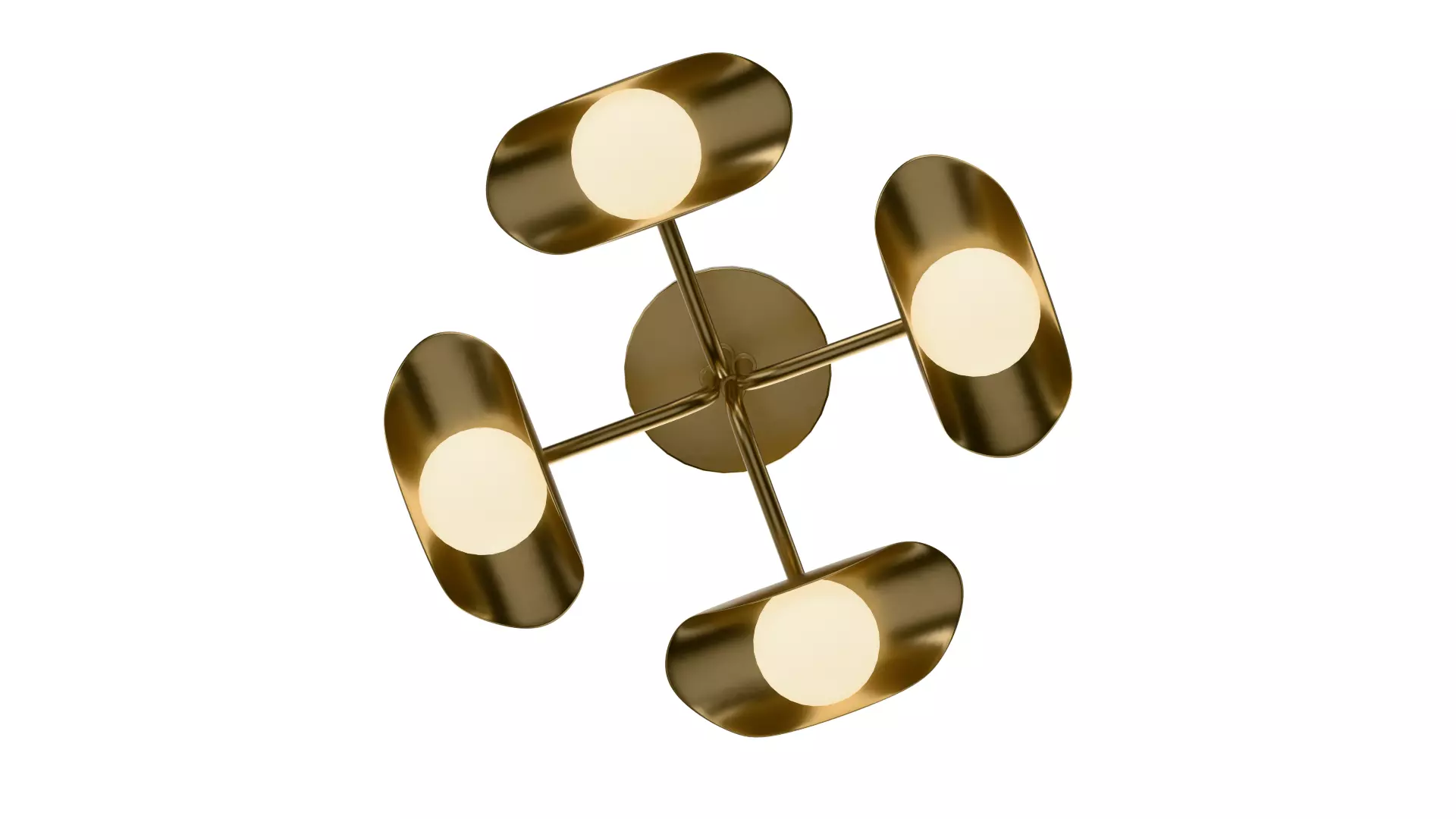 Coy Flushmount Ceiling Light 3D model_4