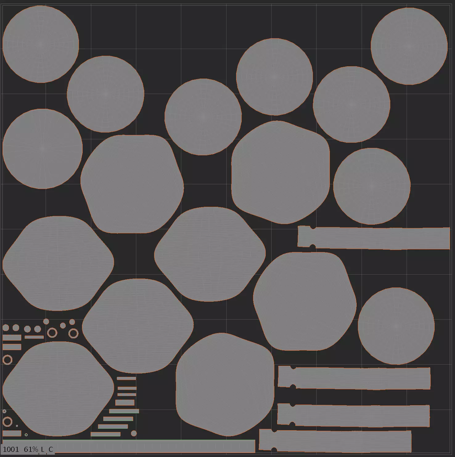 Coy Flushmount Ceiling Light 3D model_5