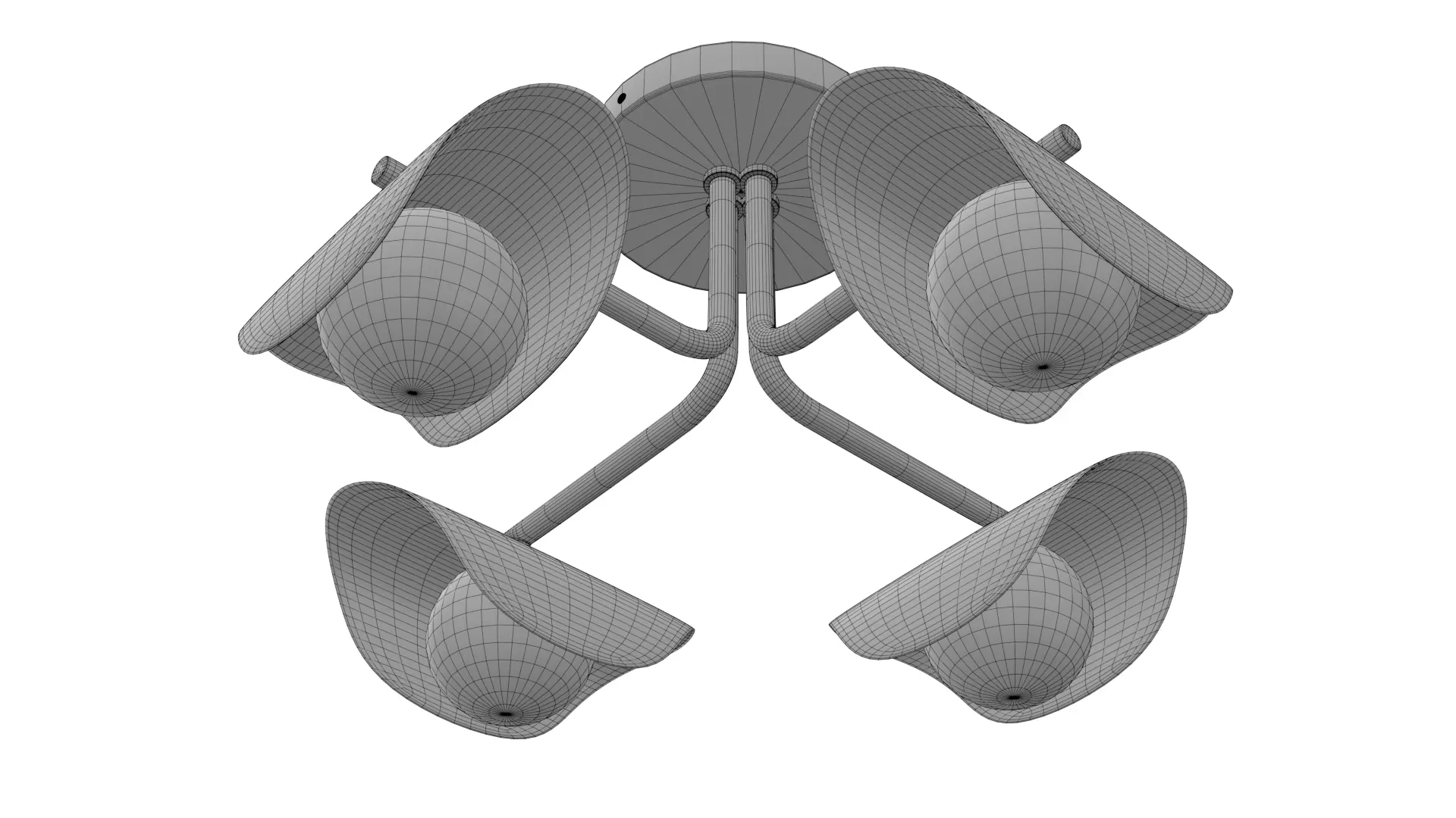 Coy Flushmount Ceiling Light 3D model_7