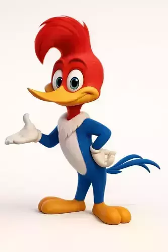 Looney Tunes Woody Birds op2 STL ready to 3D print and DIY