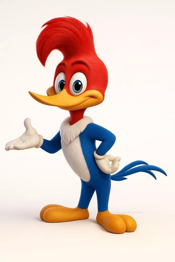 Looney Tunes Woody Birds op2 STL ready to 3D print and DIY 3D print model_0