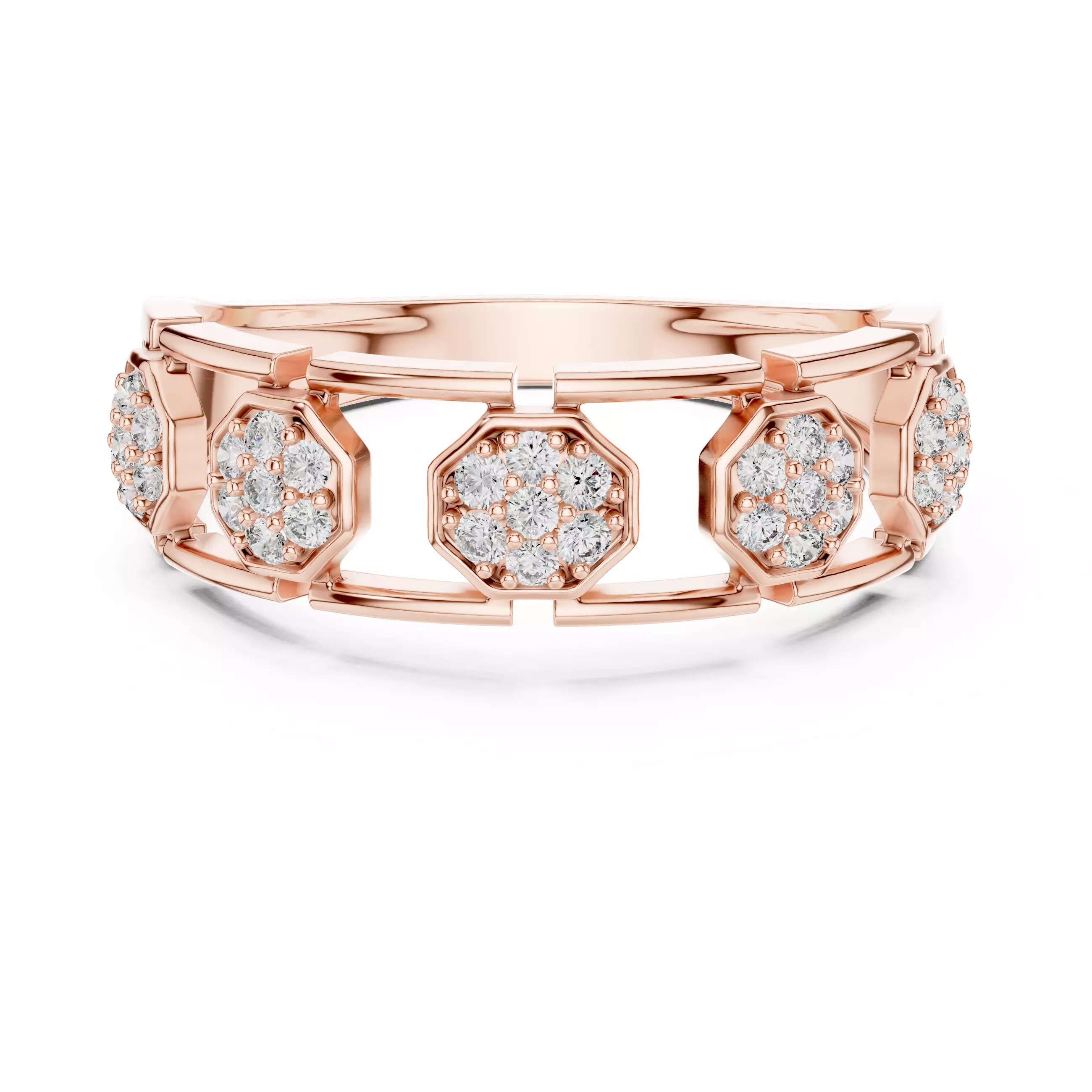 Round Cut Diamond Engagement Wedding Ring 3DM STL Video 3D print model