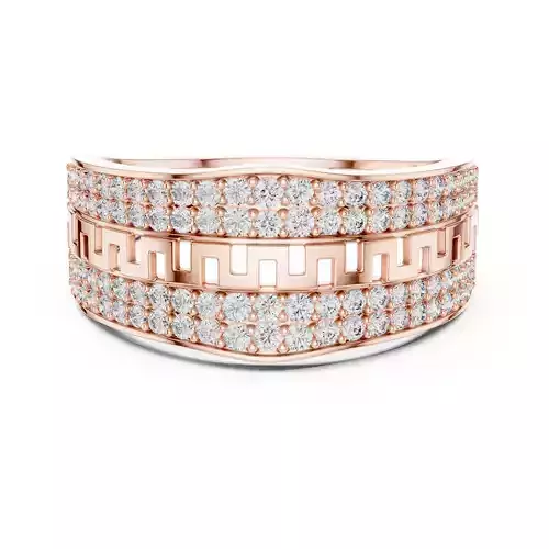 Round Diamond Designer Engagement Ring 3DM STL Video