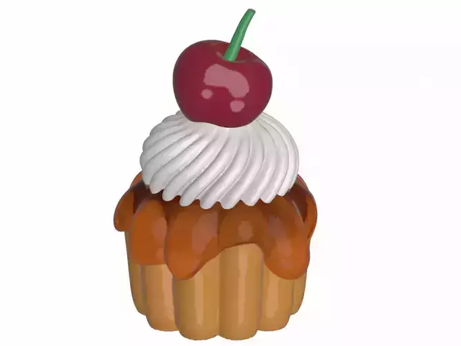 Cupcake with Cherry on Top