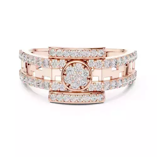 Round Cut Diamond Engagement Wedding Ring 3DM STL Video