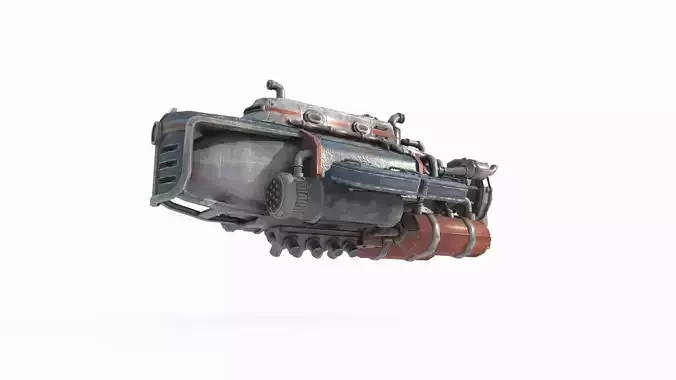 Steam powered fantasy style bombing spacecraft