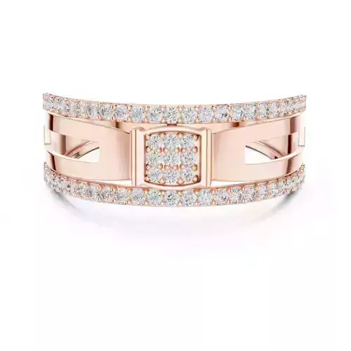 Round Cut Diamond Engagement Wedding Ring 3DM STL Video