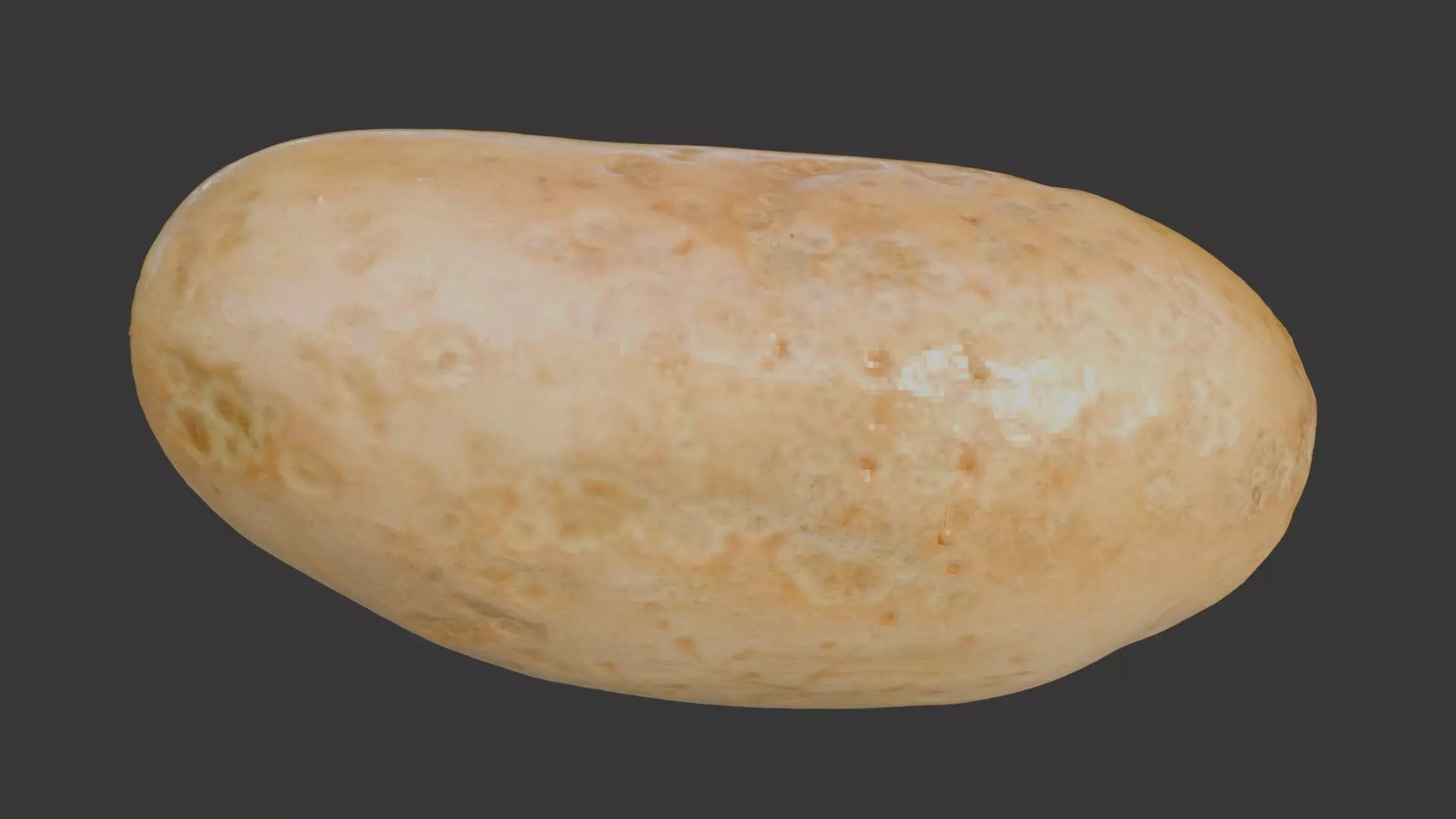 Snap Melon Scan Low-poly 3D model_1