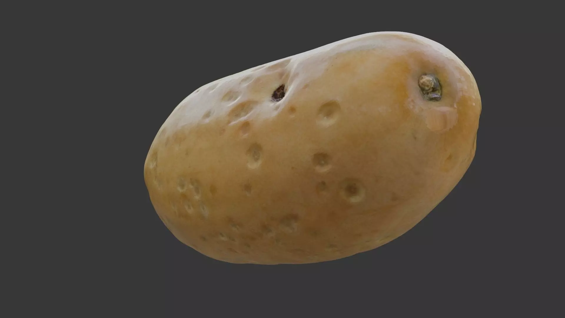 Snap Melon Scan Low-poly 3D model_3