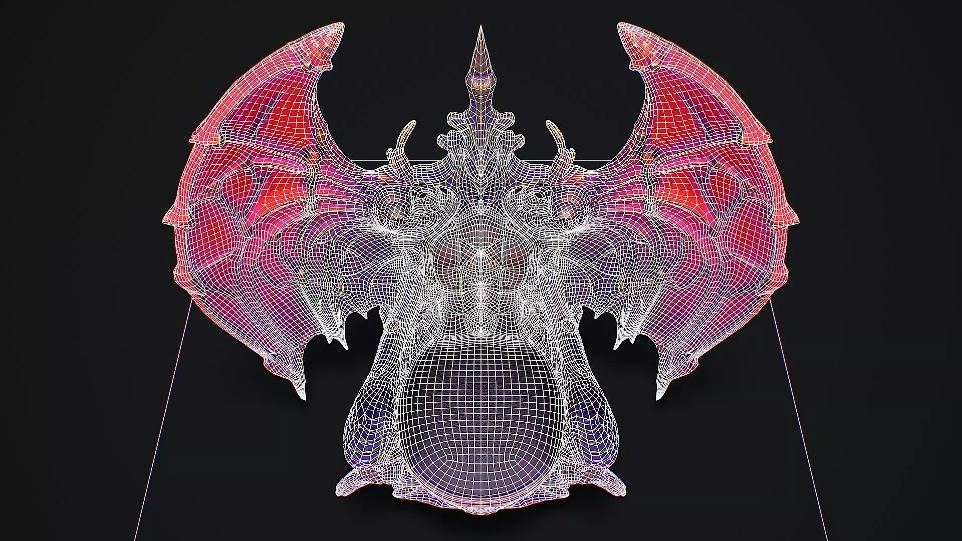 Fantasy Throne 8 game ready 3d model Low-poly 3D model_12