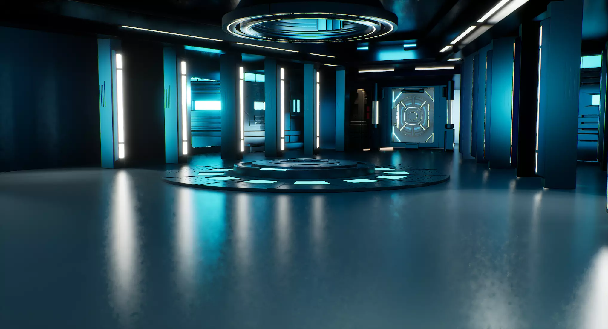 UE5 Virtual Lighting Studio 3D model_7