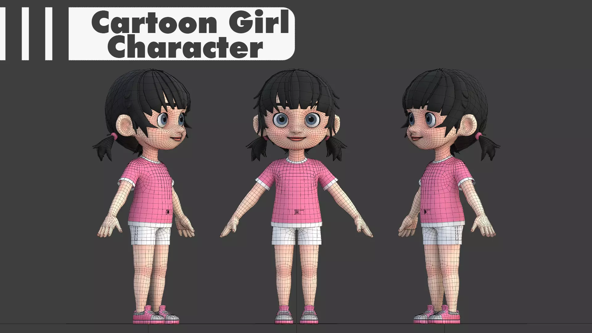 Cartoon Girl Character Collection _34