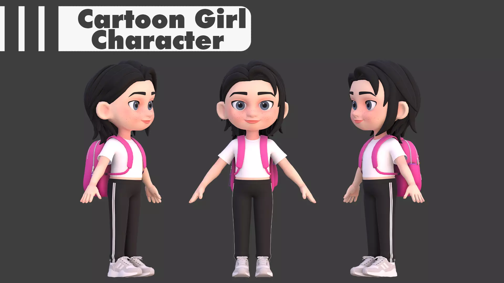 Cartoon Girl Character Collection _29
