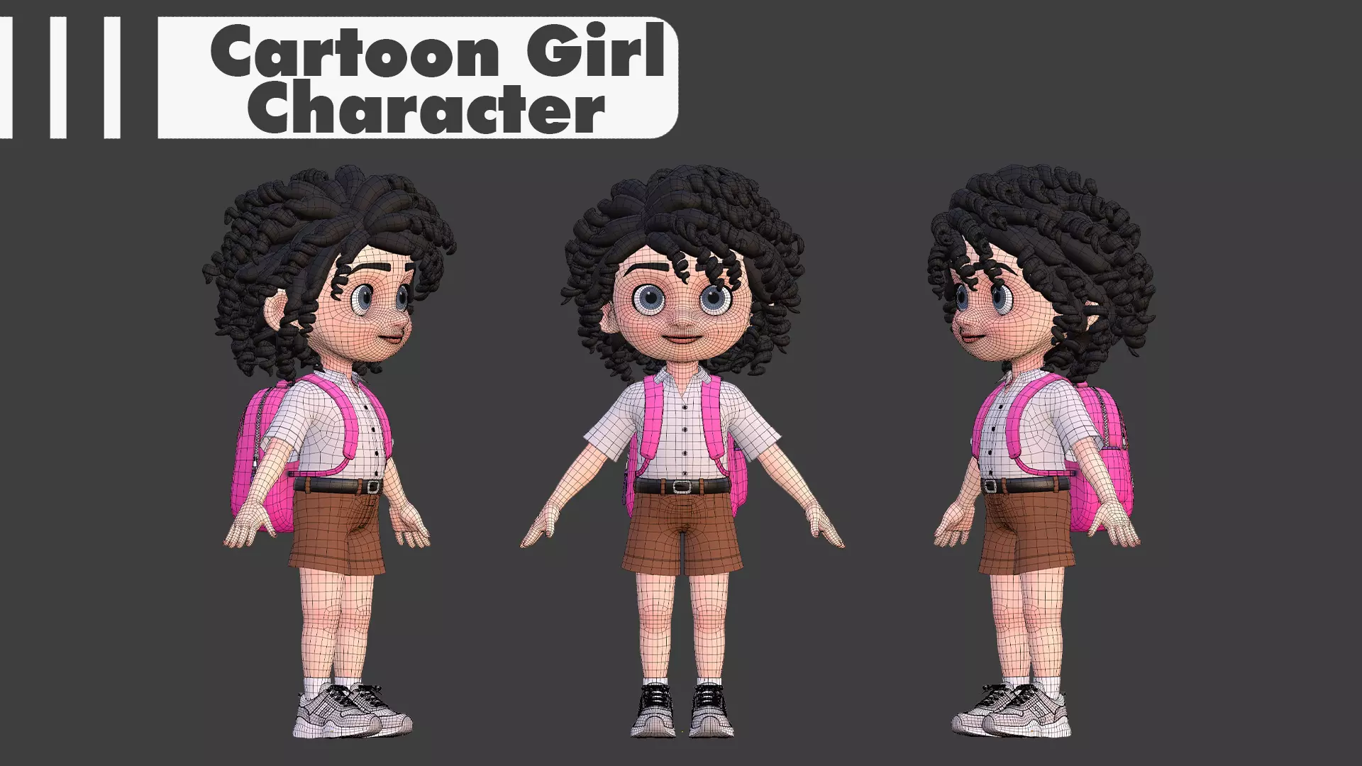 Cartoon Girl Character Collection _17