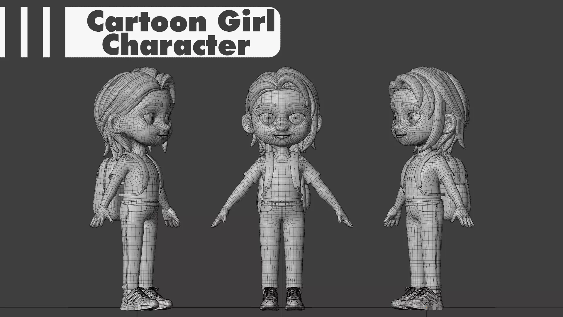 Cartoon Girl Character Collection _31