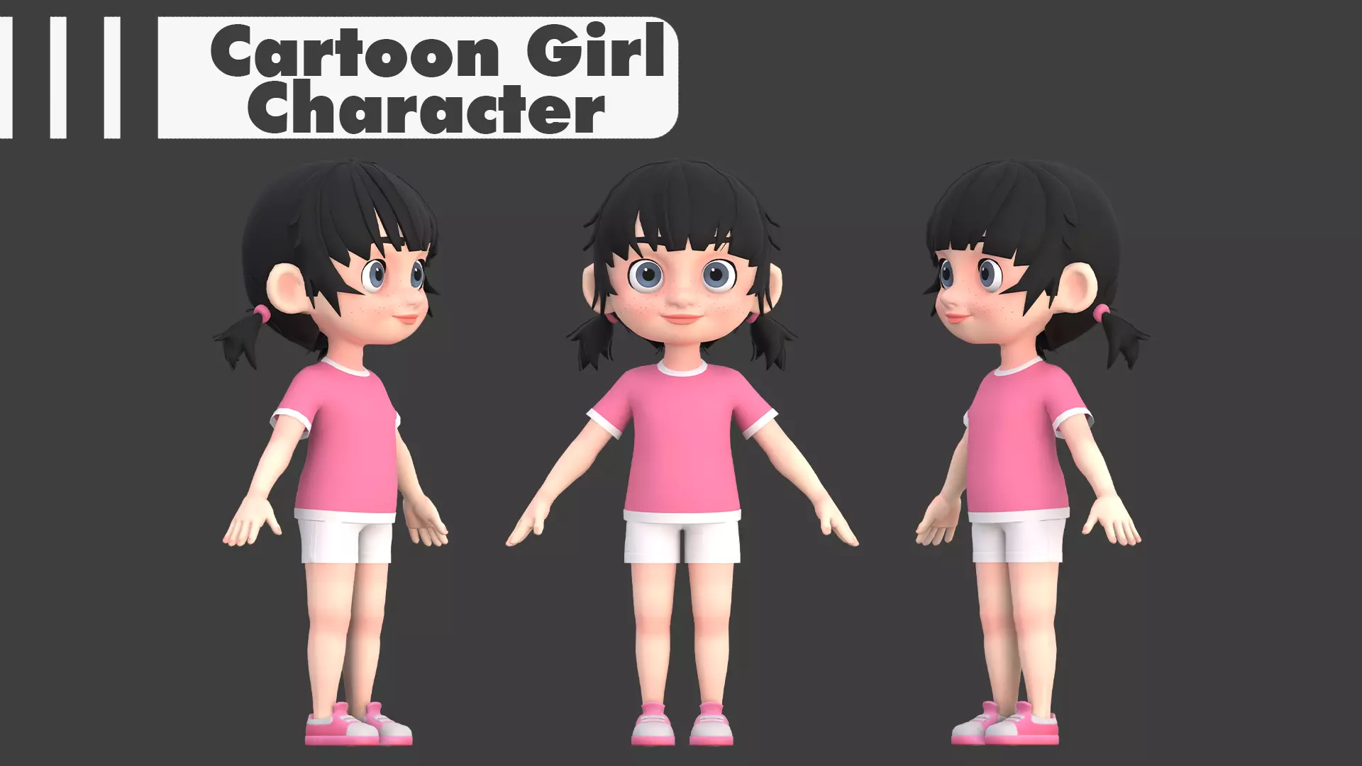 Cartoon Girl Character Collection _37