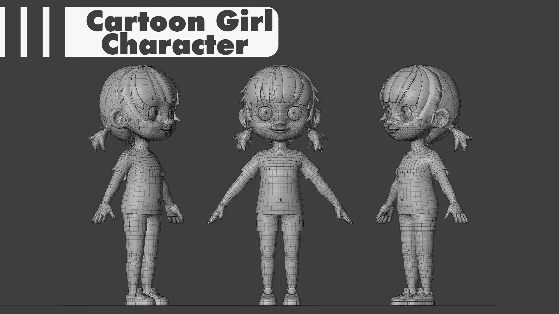Cartoon Girl Character Collection _36
