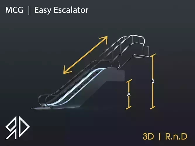 Easy Escalator Pro 3dsmax mcg 
