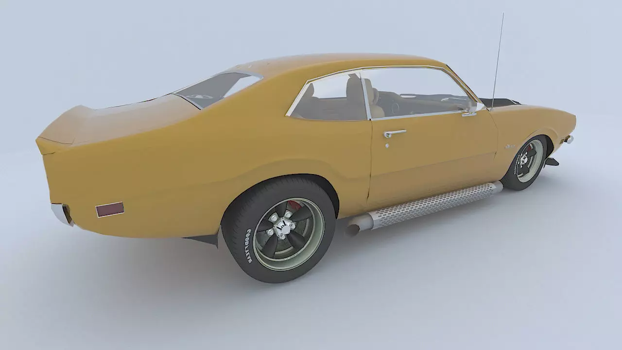 Ford Maverick GT 1973 3D model_15