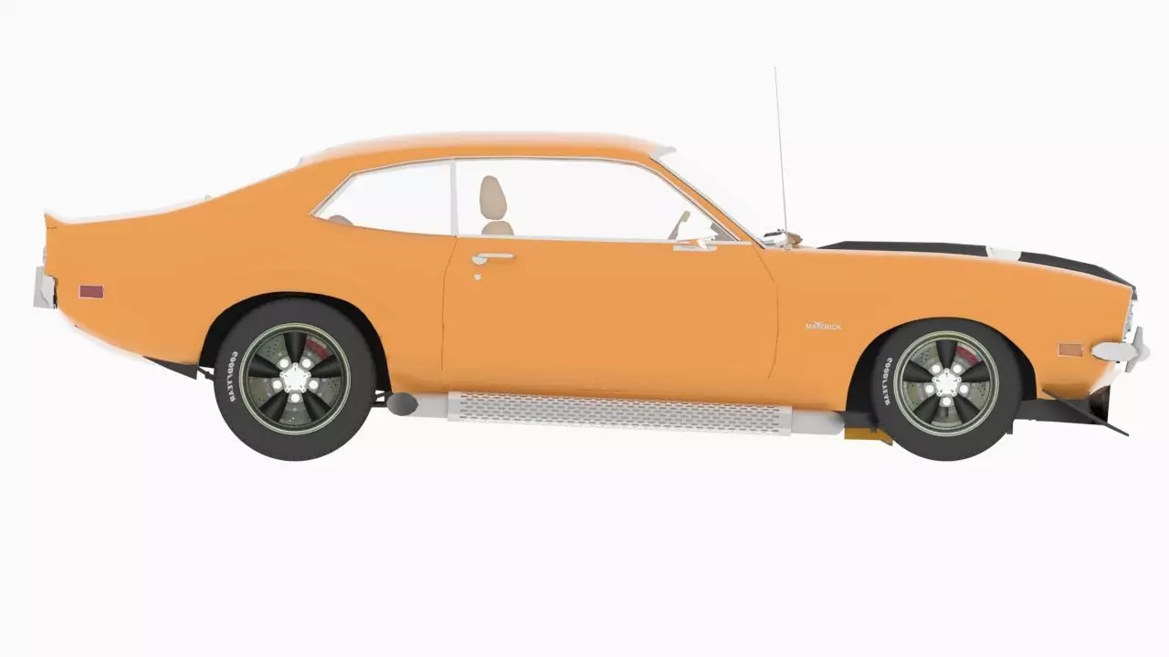 Ford Maverick GT 1973 3D model_1
