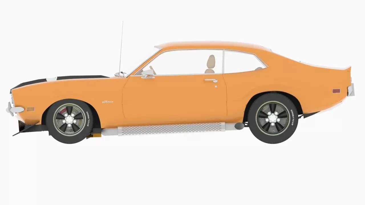 Ford Maverick GT 1973 3D model_2