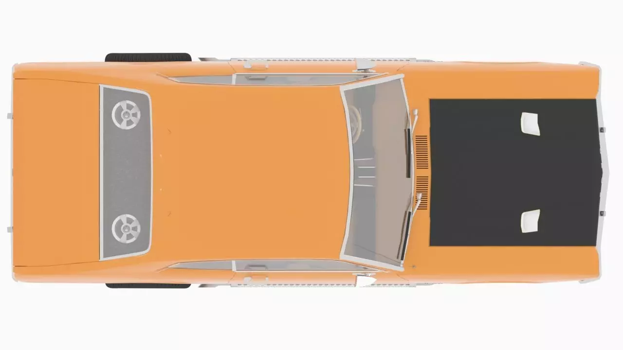 Ford Maverick GT 1973 3D model_7