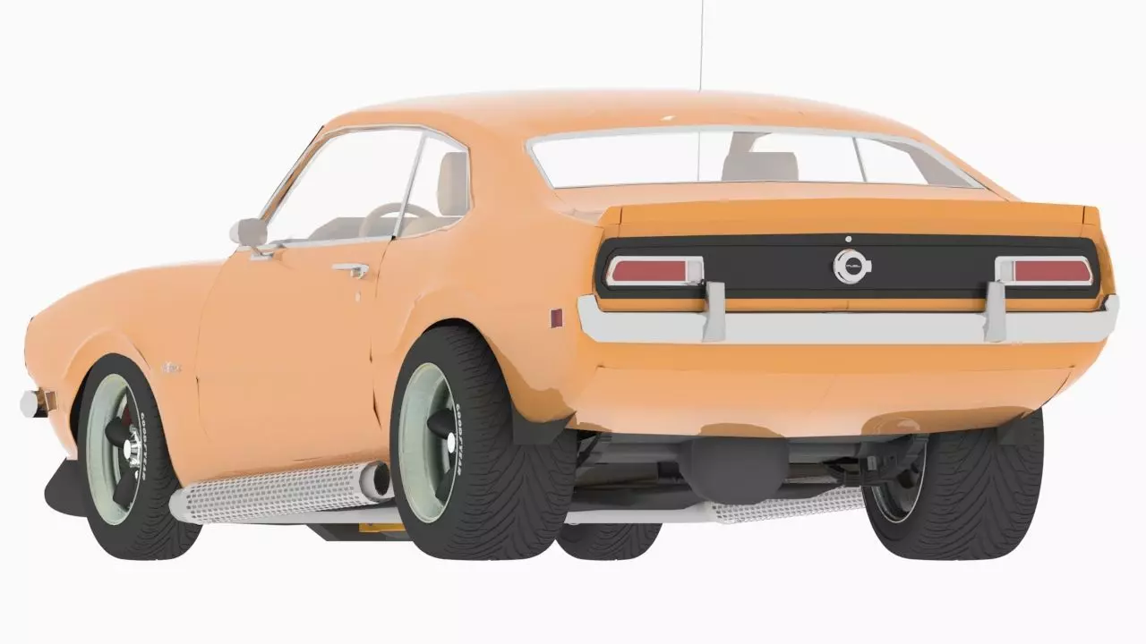 Ford Maverick GT 1973 3D model_5