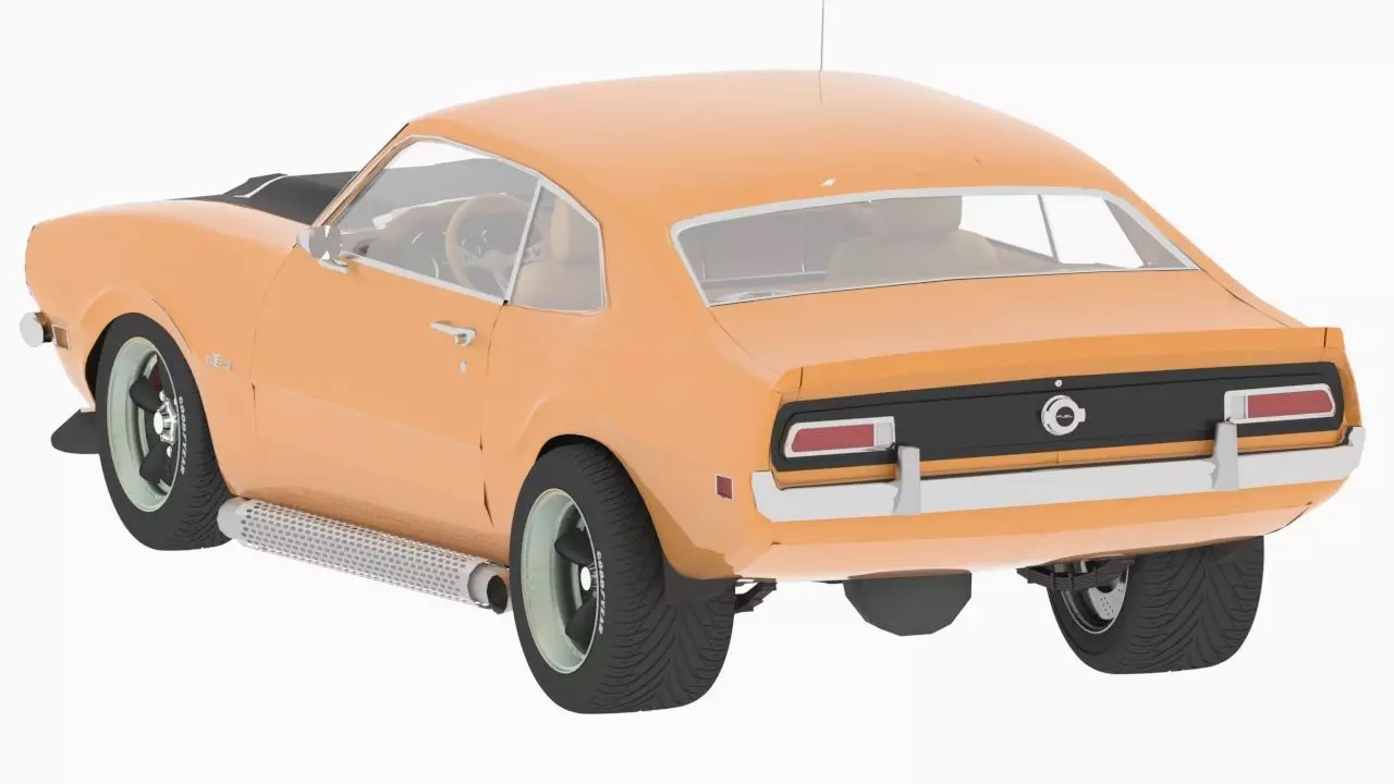 Ford Maverick GT 1973 3D model_6