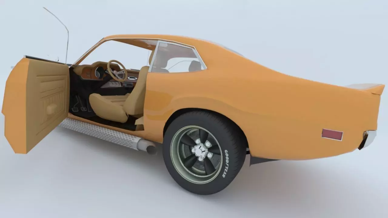Ford Maverick GT 1973 3D model_21
