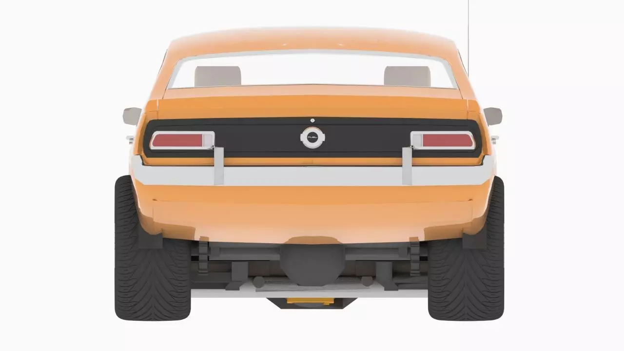 Ford Maverick GT 1973 3D model_4