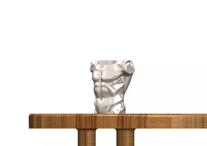 Roman Statue-Inspired Flower Pot 3D print model_2