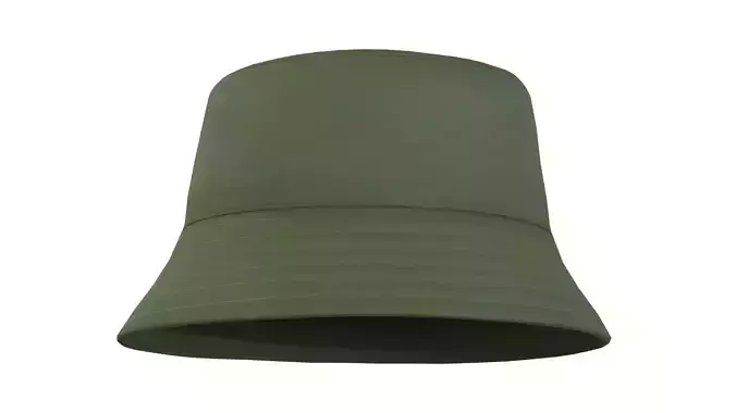 Bucket Hat 02 Low-poly 3D model