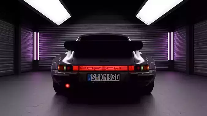 Neon Garage - Automotive Render Environment