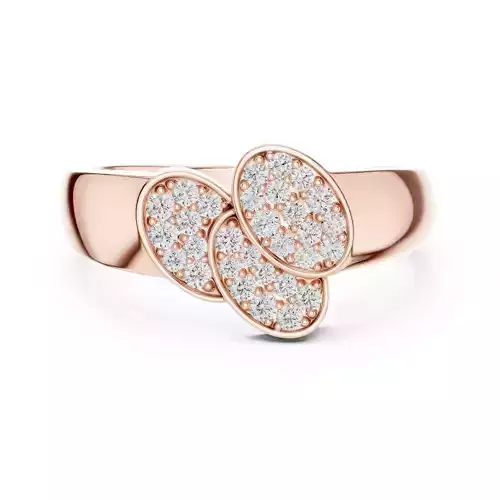 Round Cut Diamond Oval Shape Engagement Ring 3DM STL Video