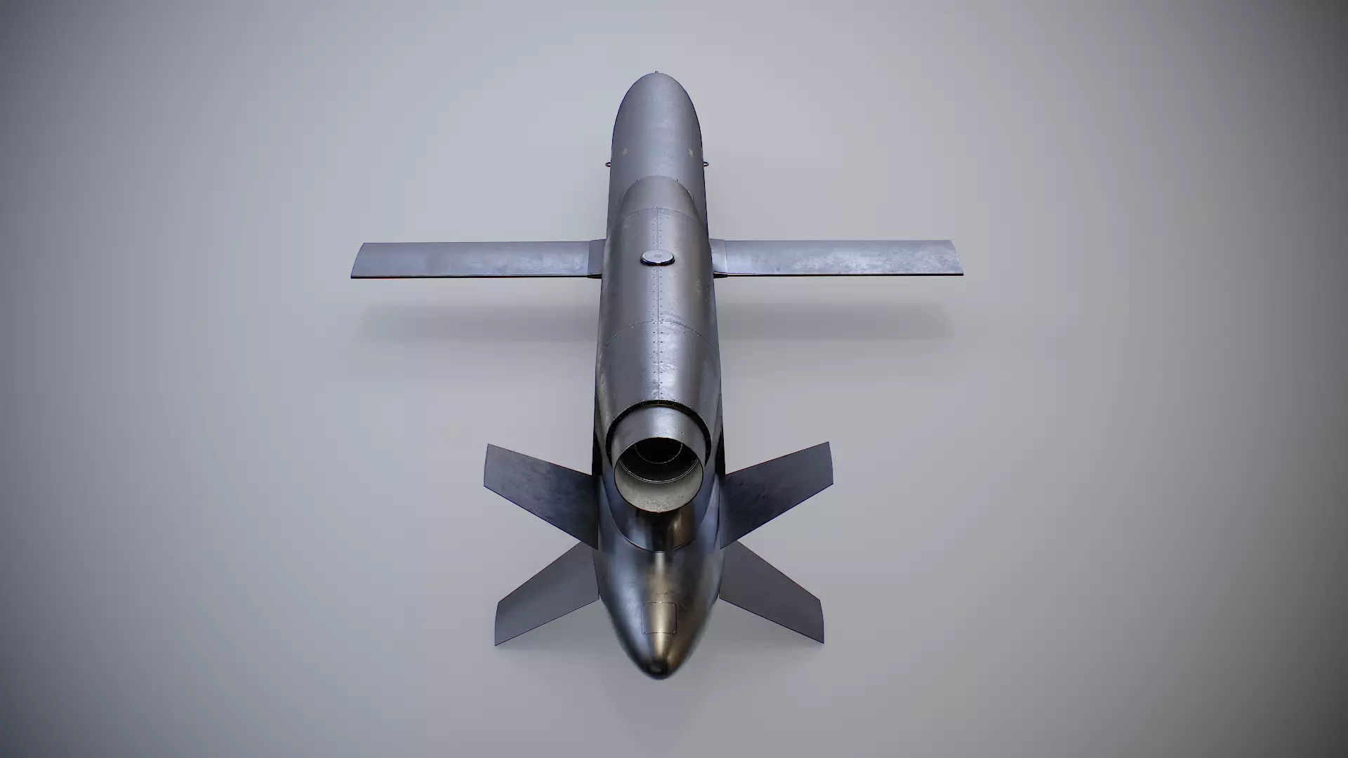 FP-5 Flamingo Ukrainian long-range cruise missile Low-poly 3D model_11
