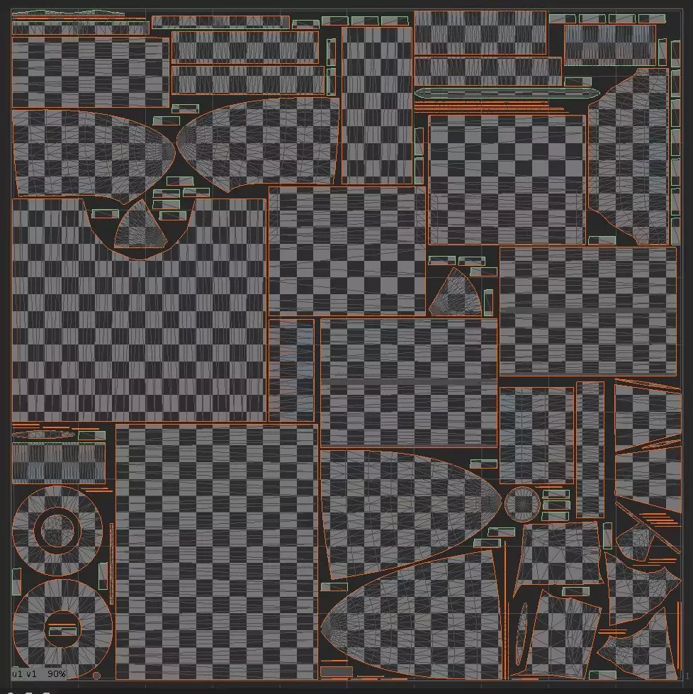 FP-5 Flamingo Ukrainian long-range cruise missile Low-poly 3D model_26