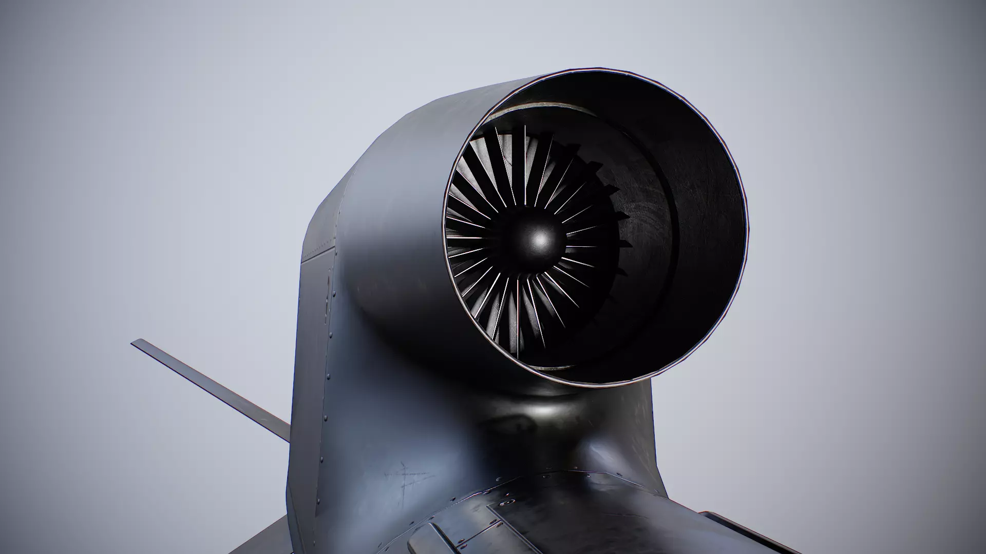 FP-5 Flamingo Ukrainian long-range cruise missile Low-poly 3D model_16