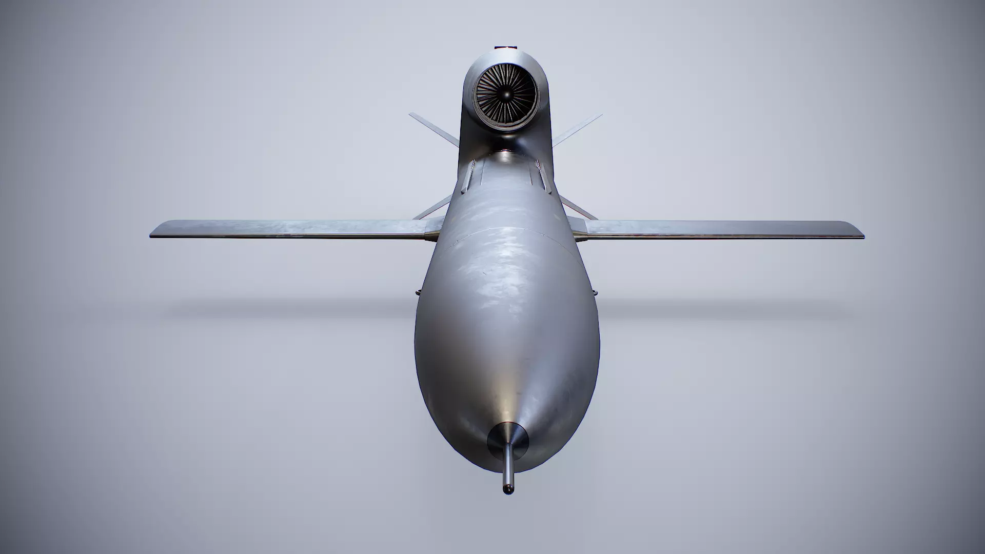 FP-5 Flamingo Ukrainian long-range cruise missile Low-poly 3D model_10