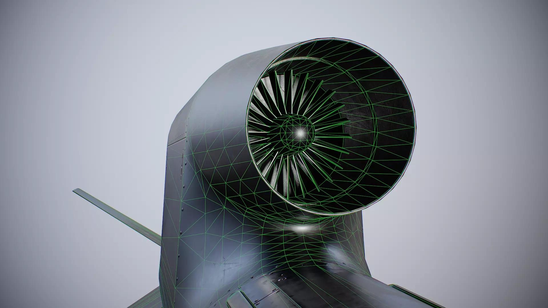 FP-5 Flamingo Ukrainian long-range cruise missile Low-poly 3D model_17