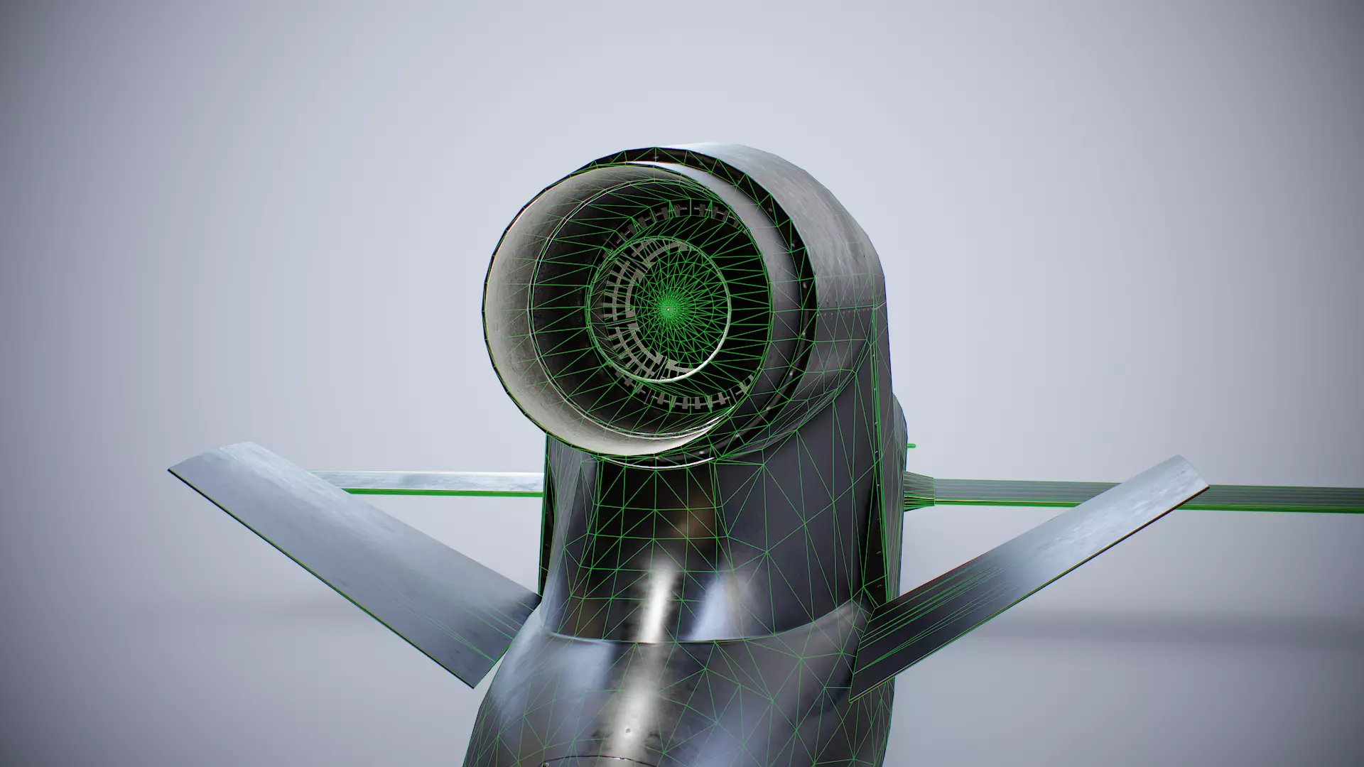 FP-5 Flamingo Ukrainian long-range cruise missile Low-poly 3D model_21