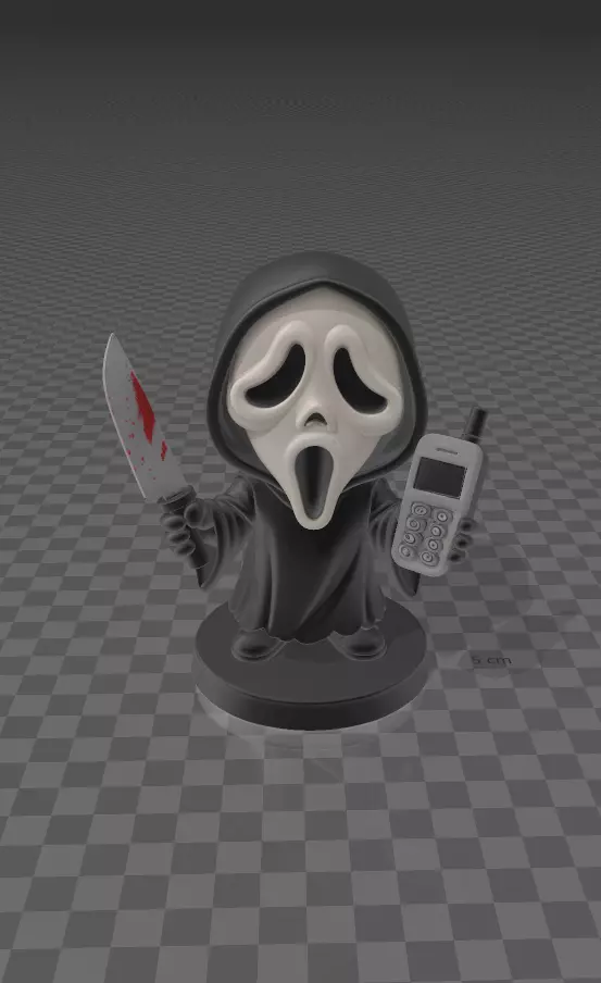 SCARY MOVIE scream 3D print model_5