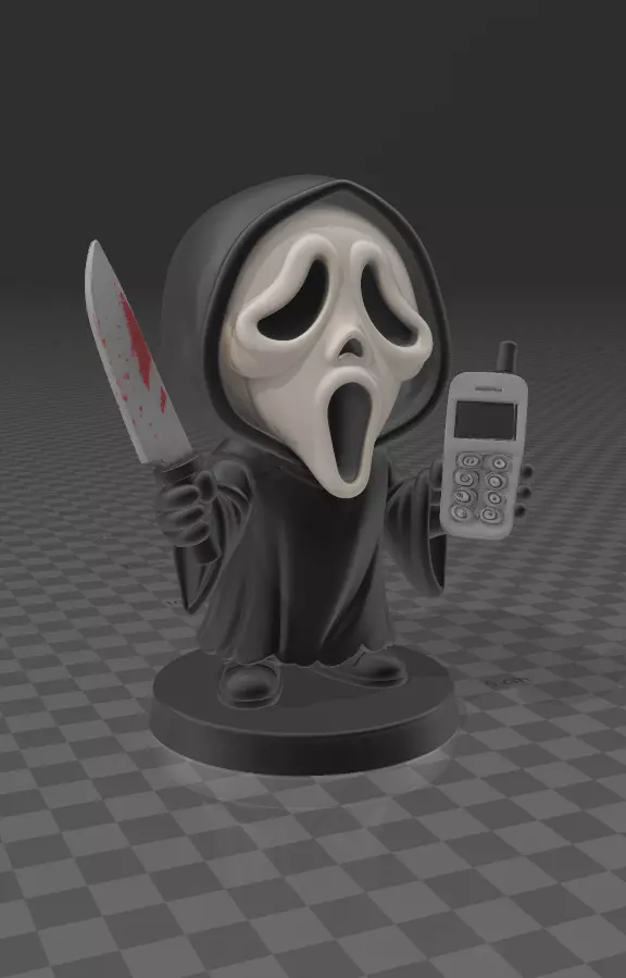 SCARY MOVIE scream 3D print model_1