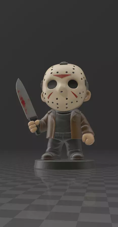 jason voorhees Friday the 13th 3D print model_5