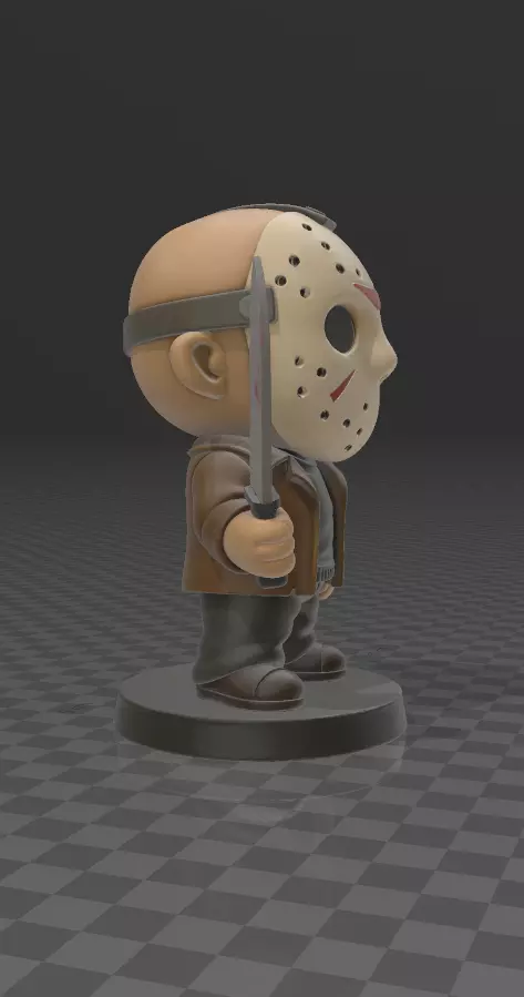 jason voorhees Friday the 13th 3D print model_2