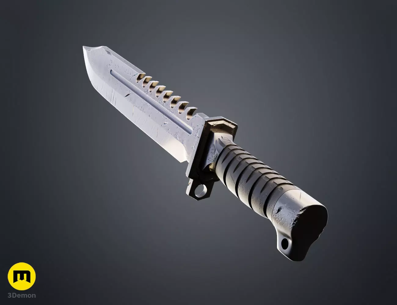 Combat Knife - Standard Issue Free 3D print model_14
