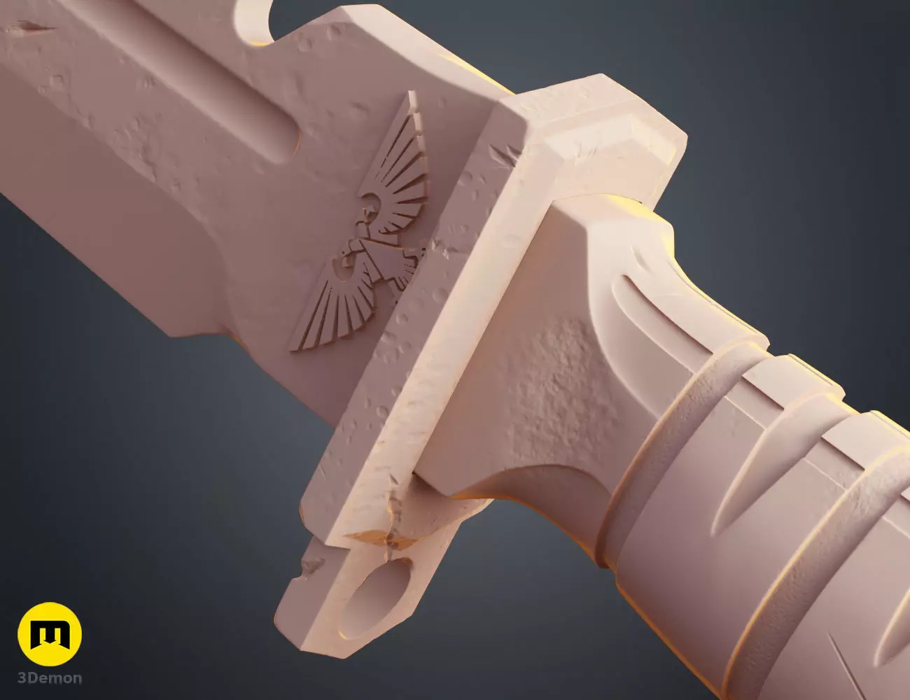 Combat Knife - Standard Issue Free 3D print model_12