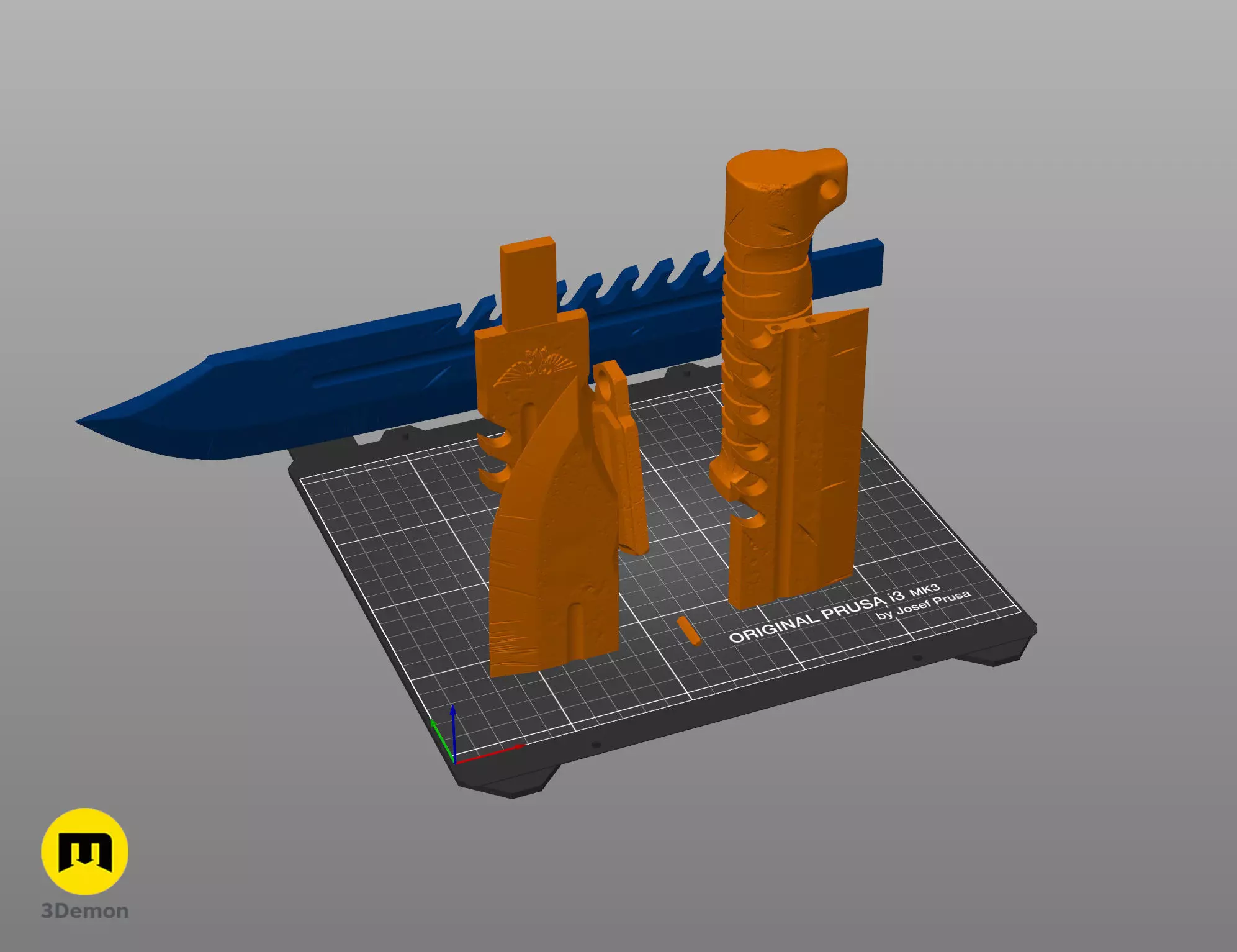 Combat Knife - Standard Issue Free 3D print model_5