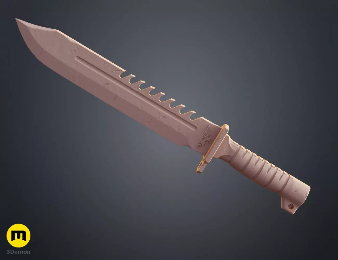 Combat Knife - Standard Issue Free 3D print model_7