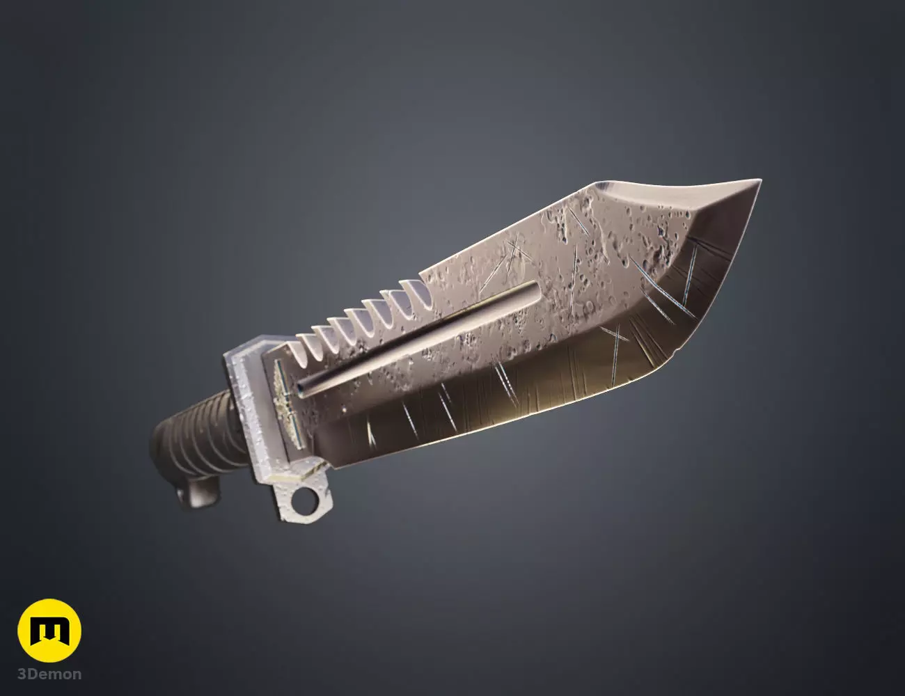 Combat Knife - Standard Issue Free 3D print model_13